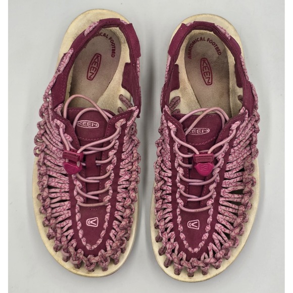 Keen Women's 9 Uneek Paracord Bungee Cord Rope Hiking Sandals Water Shoes Purple - Picture 8 of 12